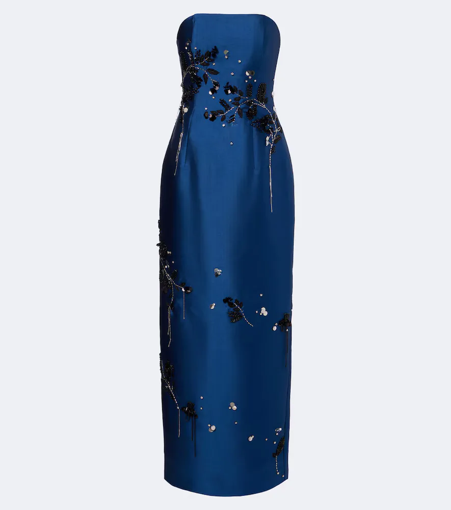 Zirelle Embellished Bustier Gown by Simkhai