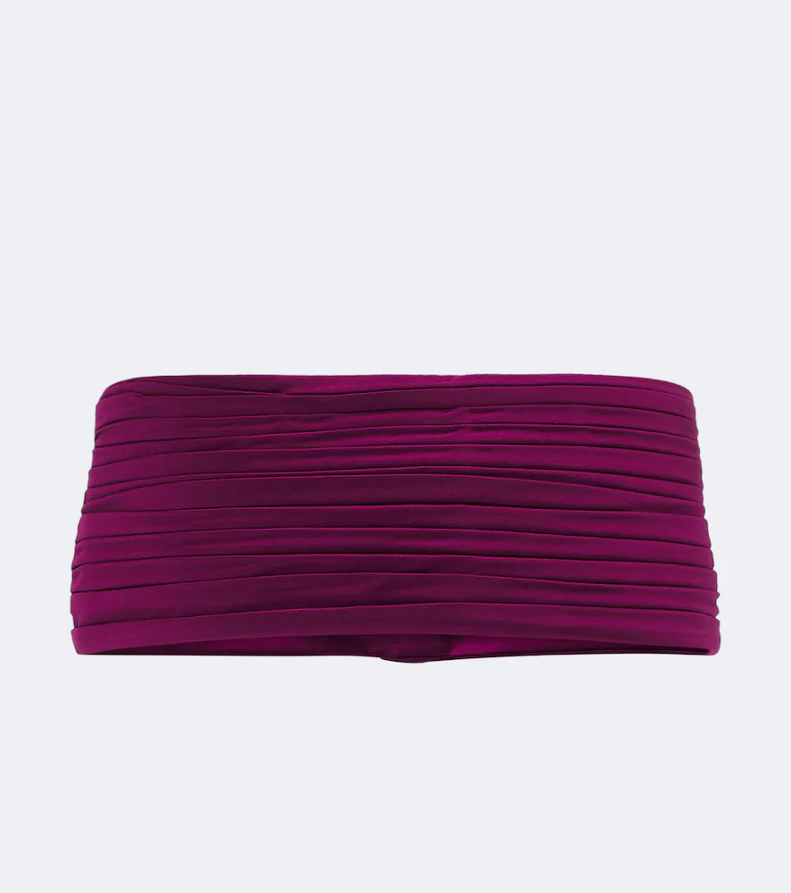 Plissé Satin Belt by Valentino Garavani