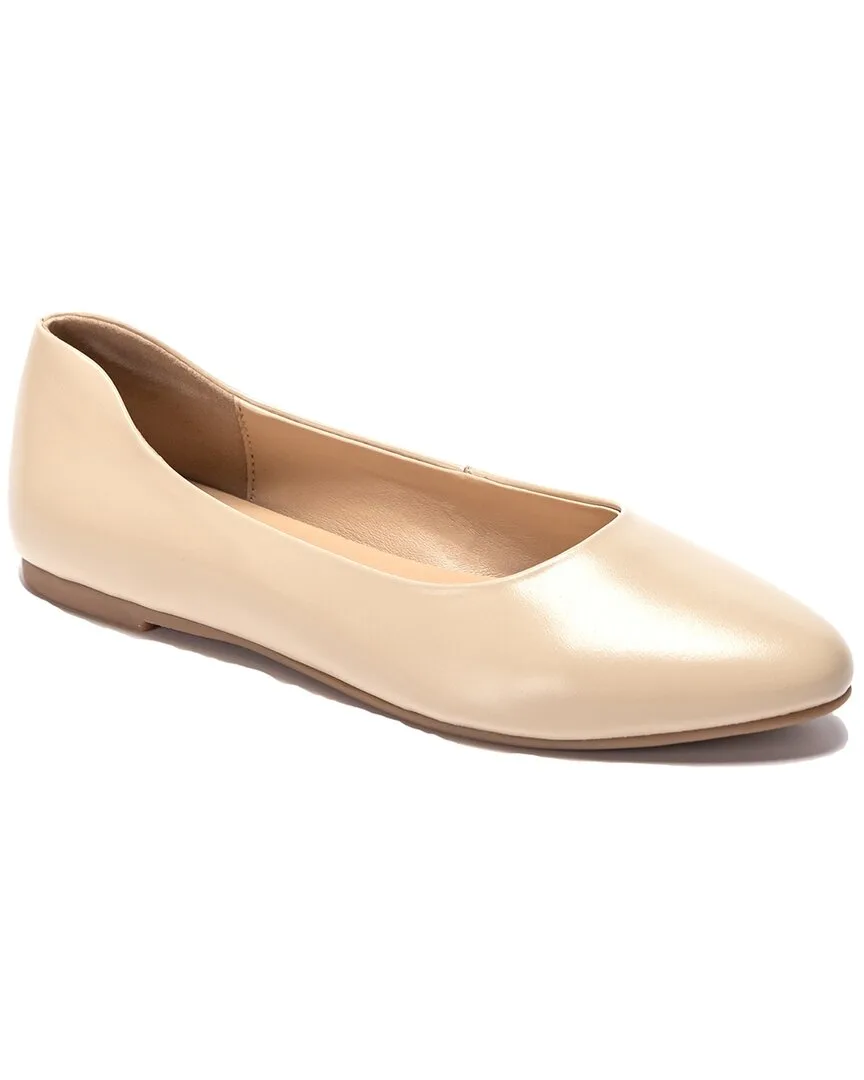 Nova Leather Ballerina Flat by Soho Collective