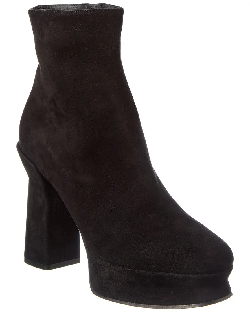Standard Suede Platform Bootie by Ferragamo
