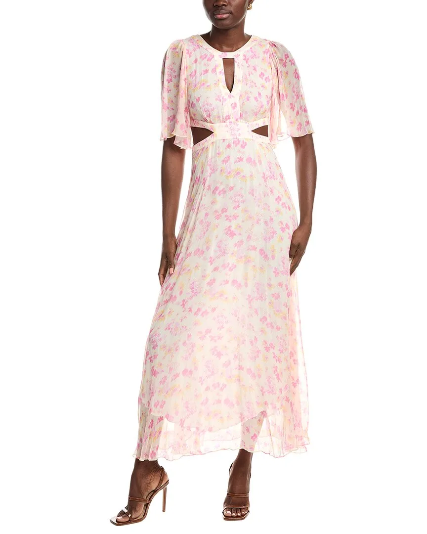 Chiffon Maxi Dress by Maje