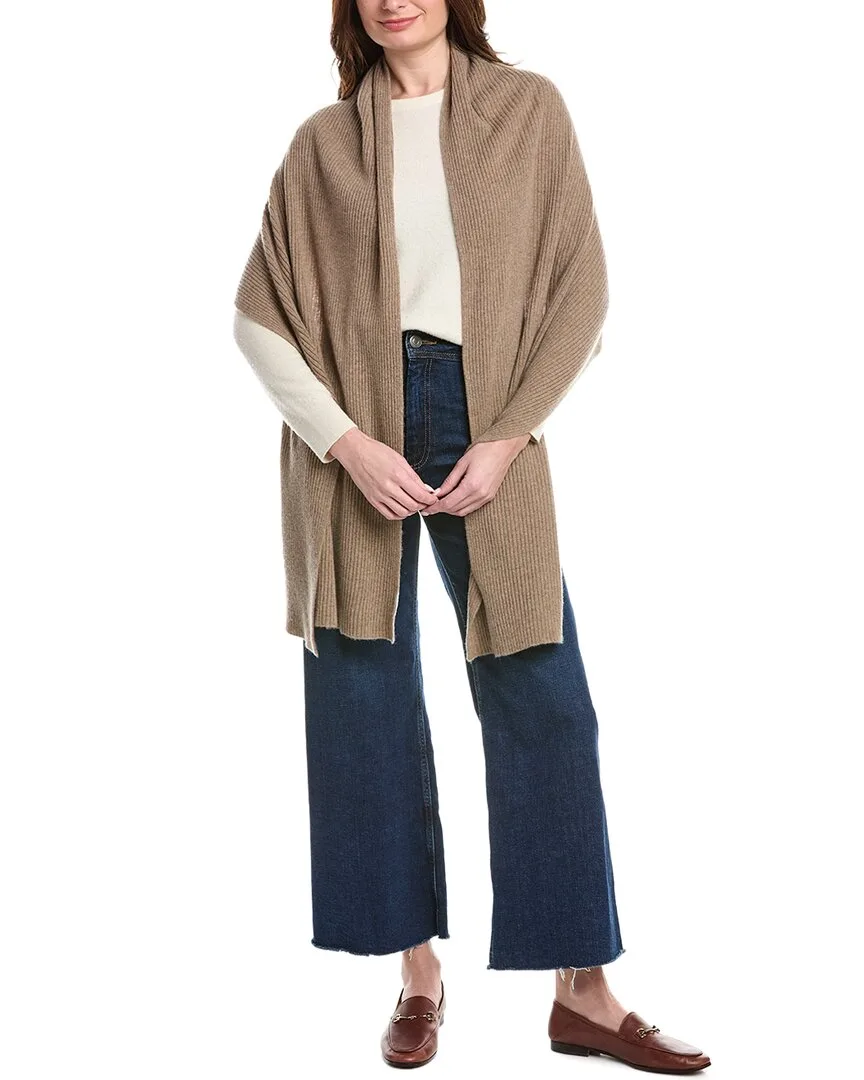 Ribbed Cashmere Wrap by Portolano