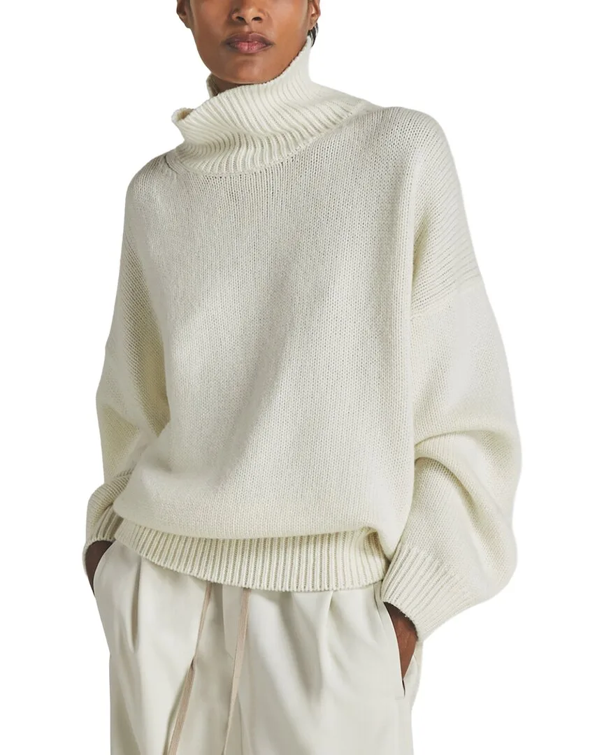 Brook Funnel Neck Wool & Cashmere-Blend Sweater
