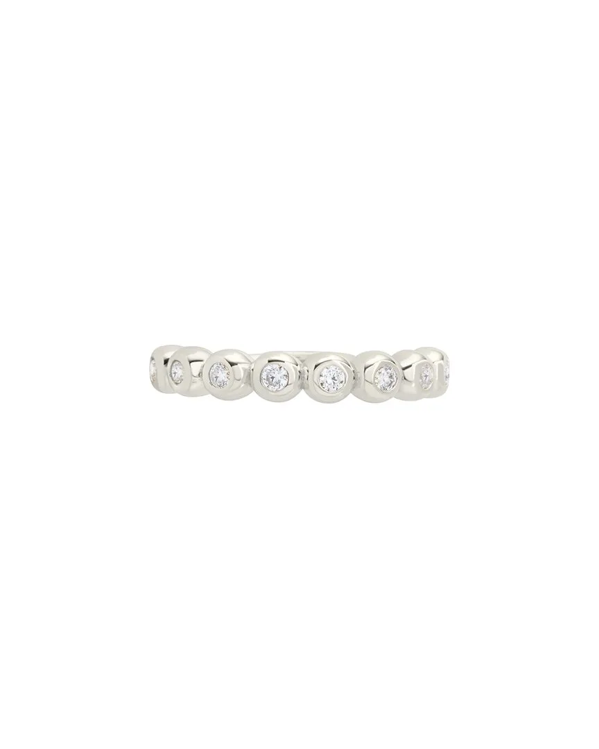 Silver Cz Trisha Bezel Ring by Sterling Forever