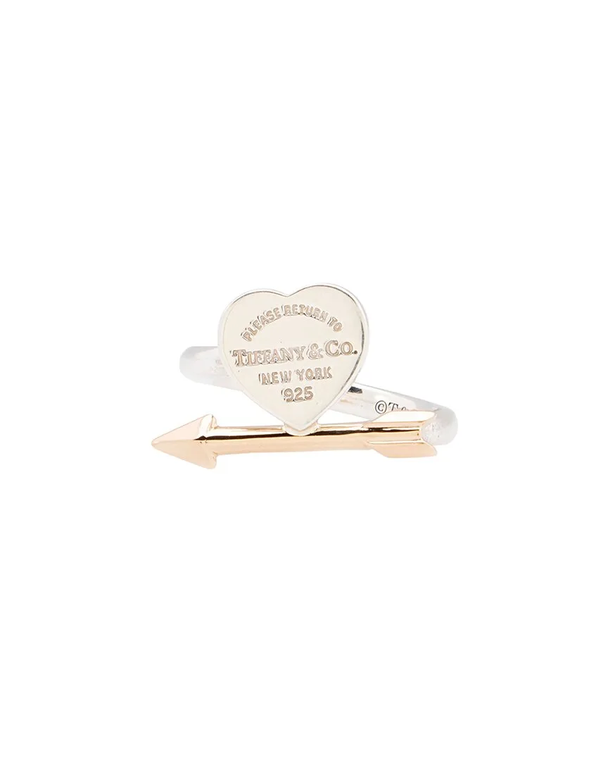 18K Rose Gold Lovestruck Heart Tag Ring (authentic Pre-Loved) by Tiffany & Co.