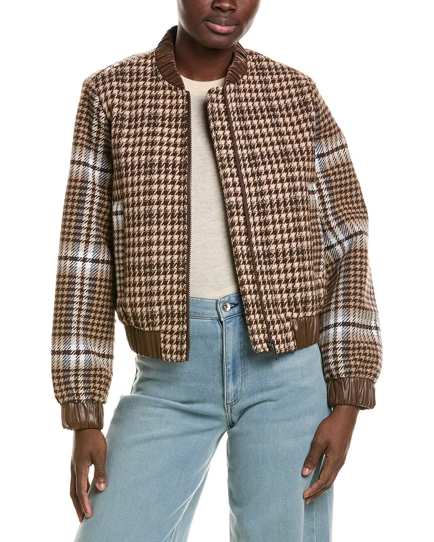 Mixed Media Bomber Jacket by Scotch & Soda