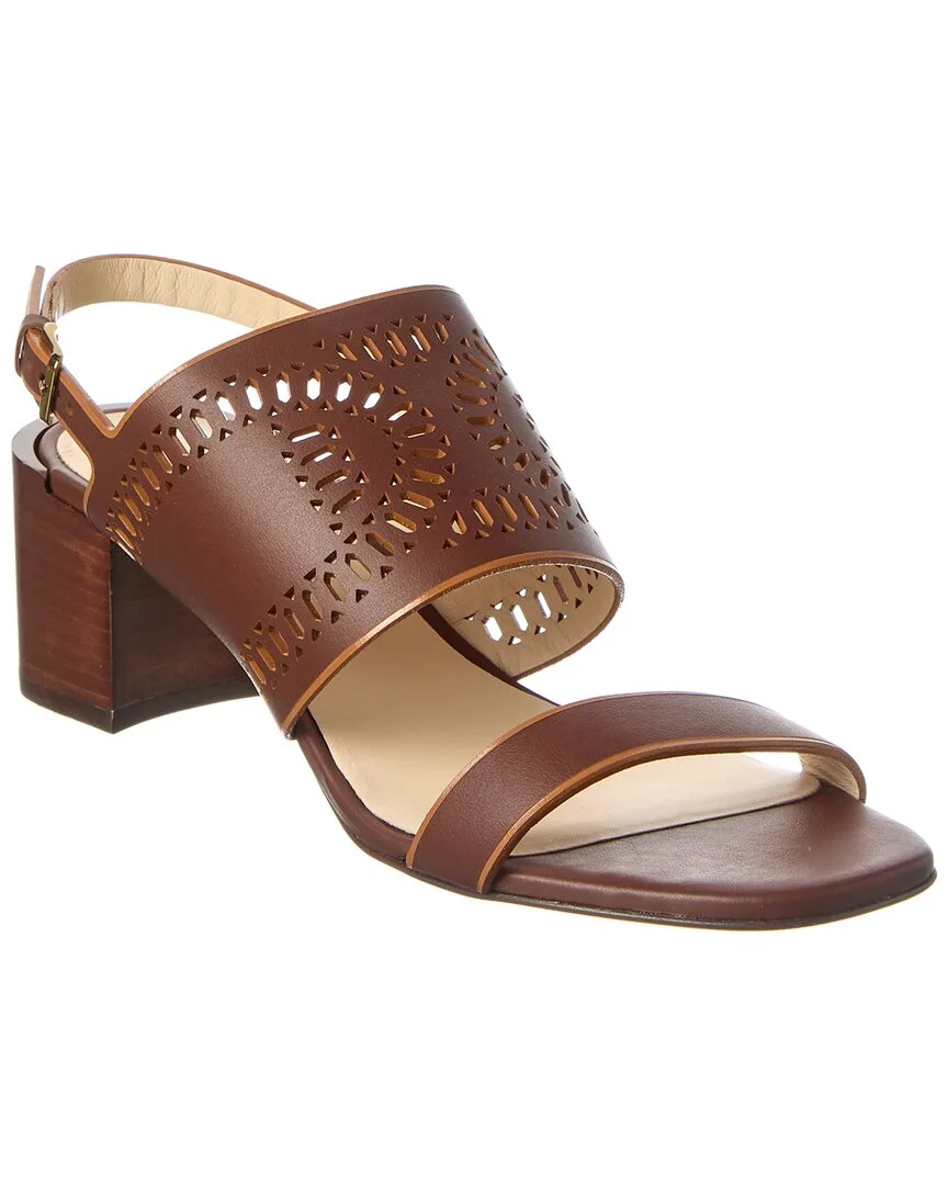 Logo Leather Sandal