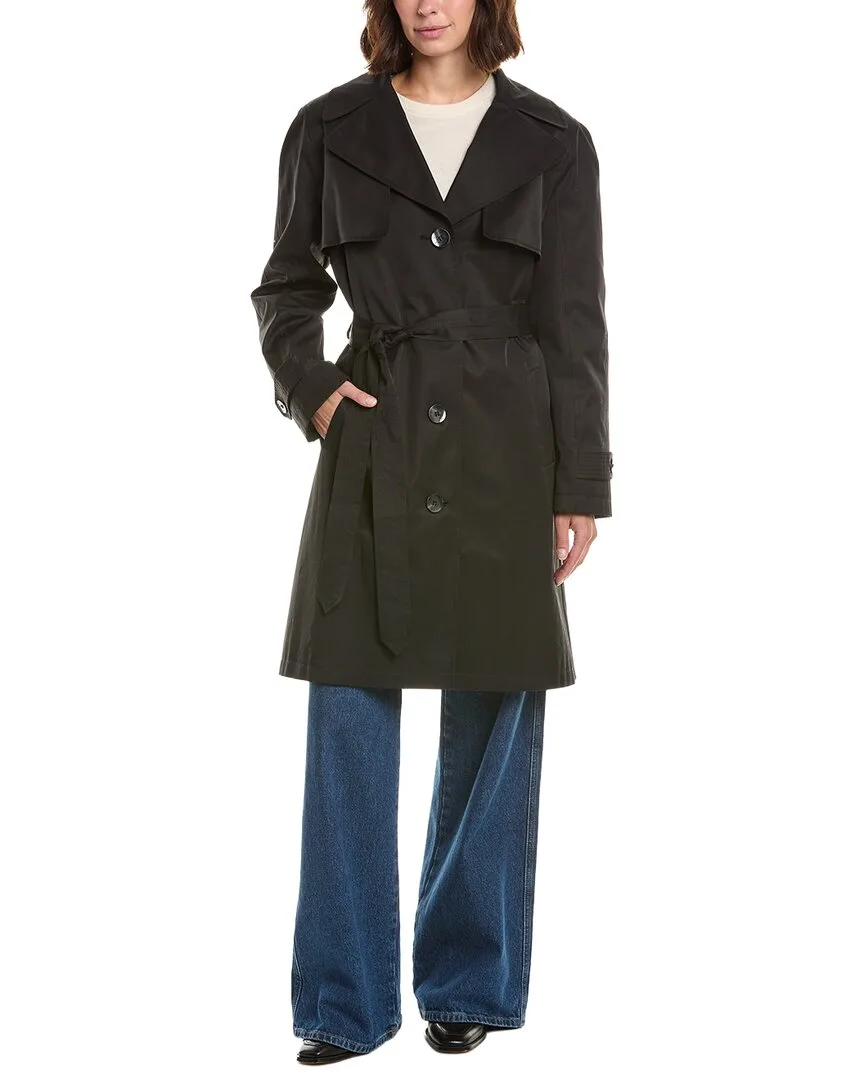 Belted Single-Breasted Trench Coat by Via Spiga