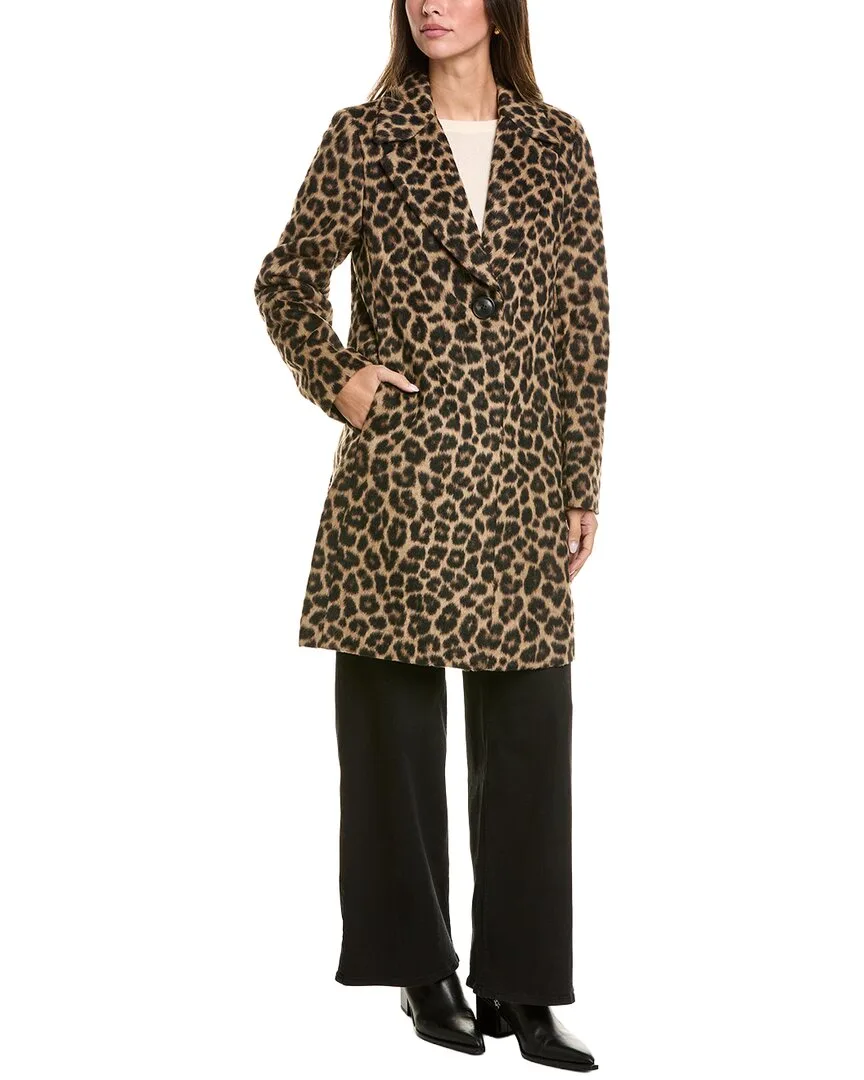 Leopard Walker Coat by Via Spiga