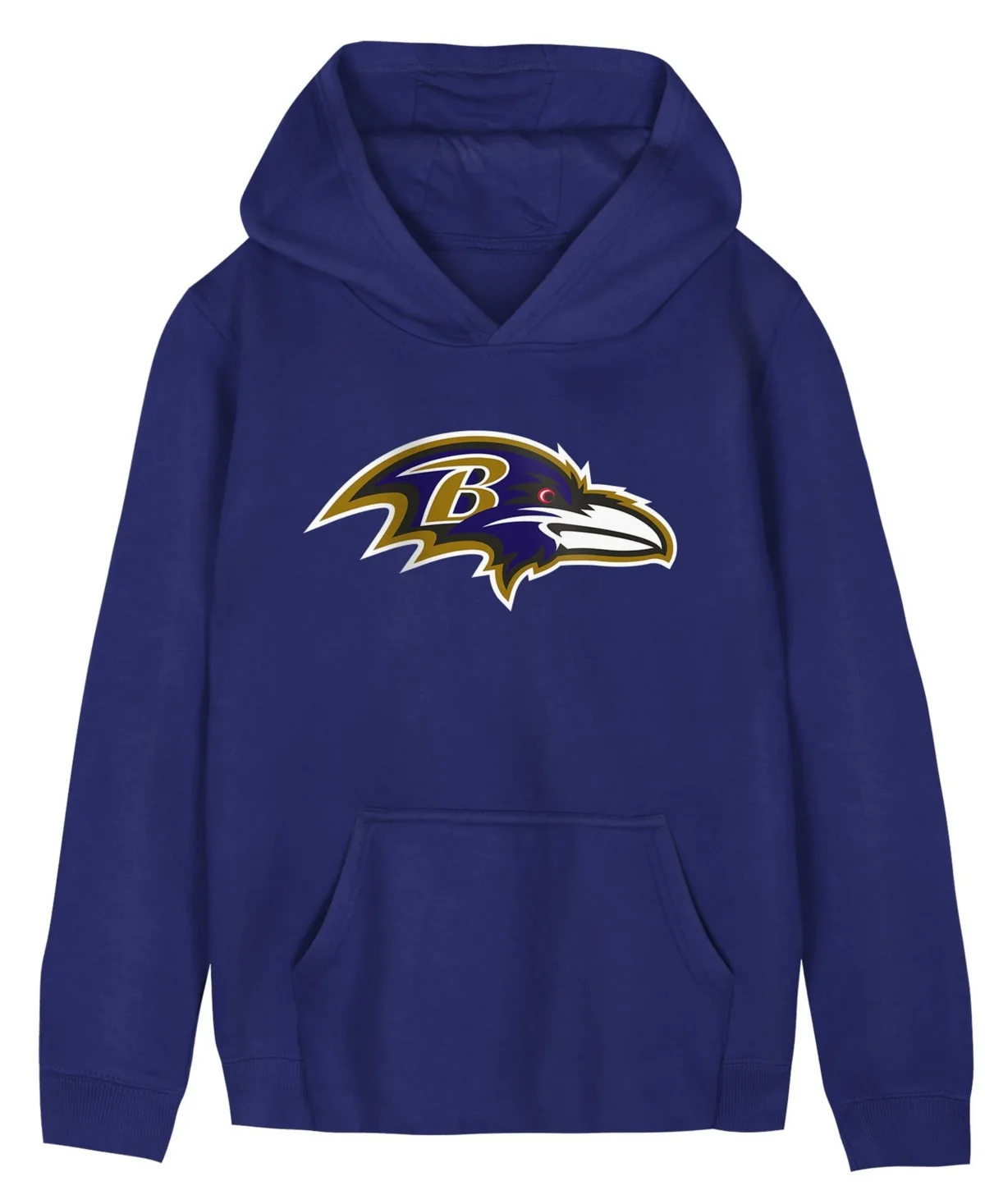 Baltimore Ravens Primary Logo Fleece Hoodie by Outerstuff