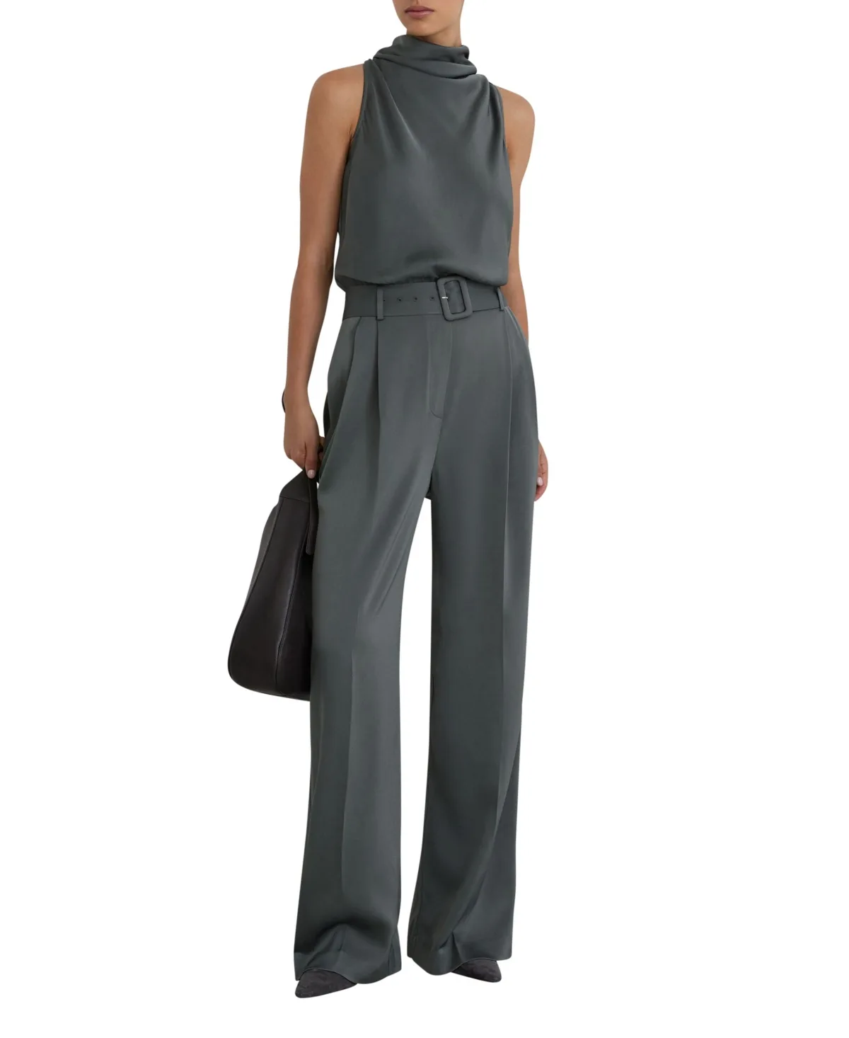 Erica Sleeveless Wide-Leg Jumpsuit by Reiss