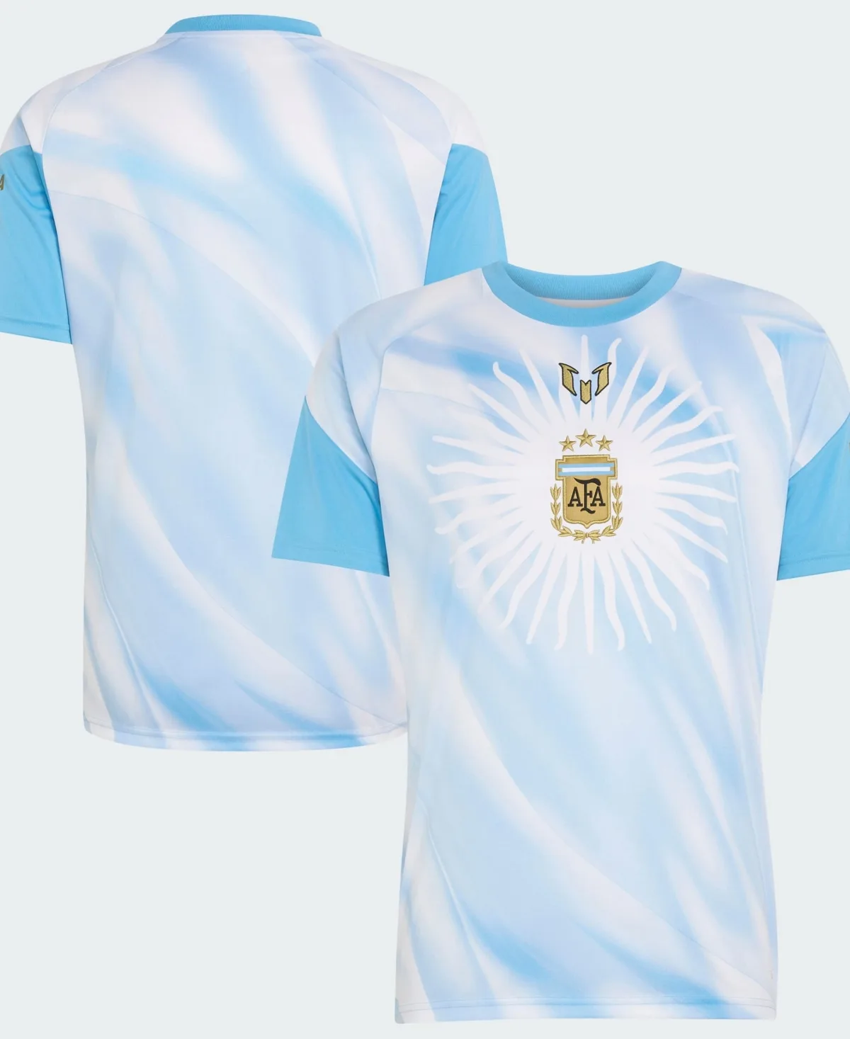 Argentina National Team Afa x Messi Pre-Match Jersey by adidas