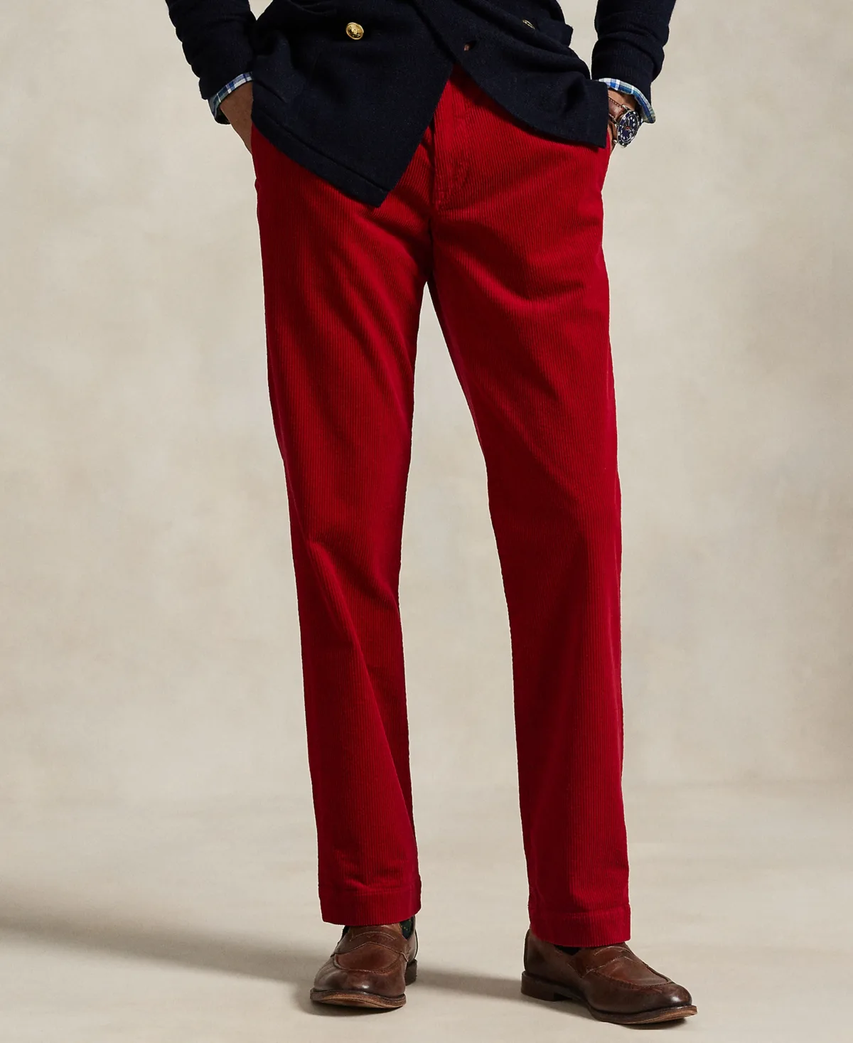 Stretch Straight Fit Corduroy Pants by Polo Ralph Lauren