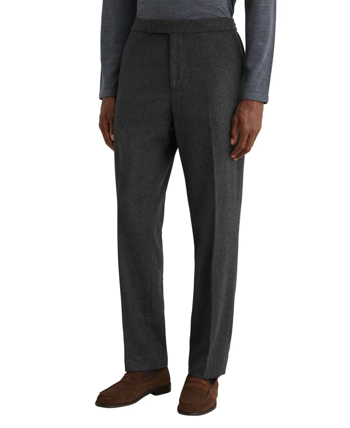 Flannel Classic-Fit Wool-Blend Suit Pants by Reiss