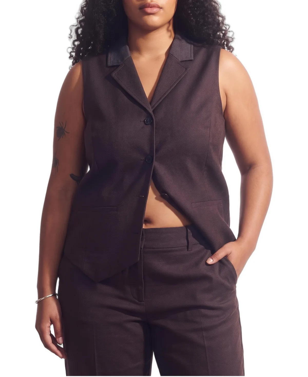 Denim Look Vest by Universal Standard