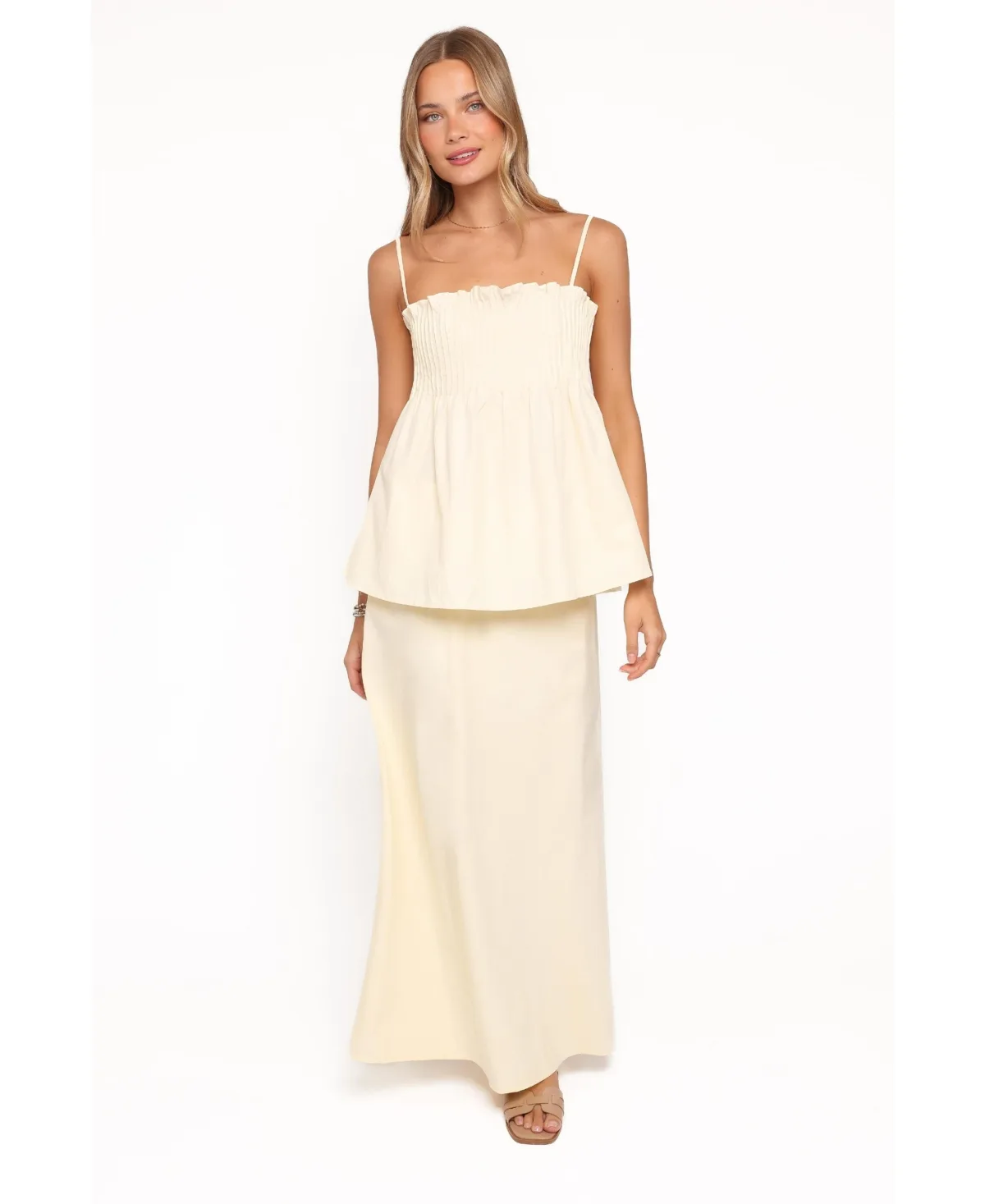 Elena Cotton Maxi Skirt by Petal and Pup