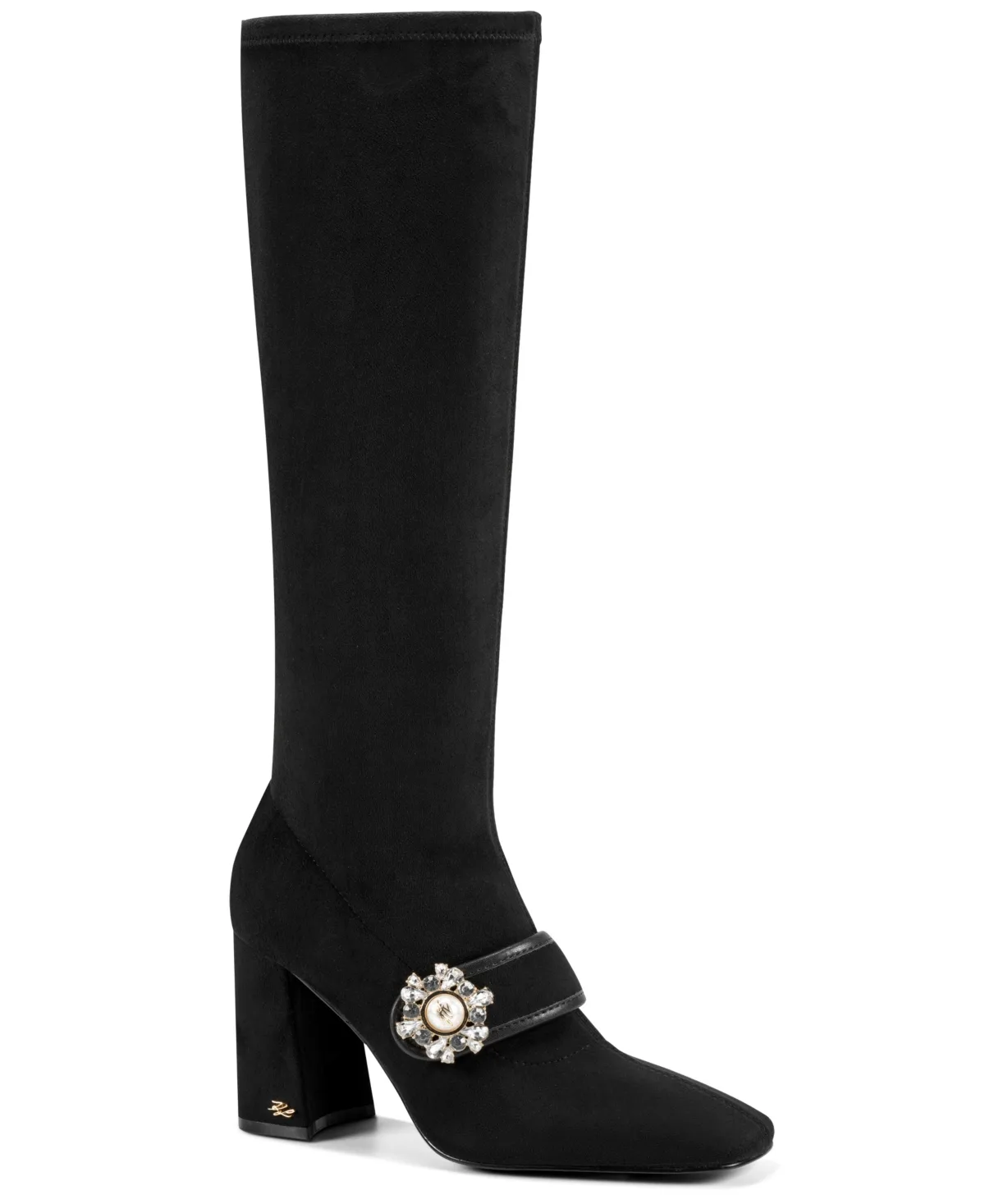 Sandi Block Heel Tall Boots by Karl Lagerfeld