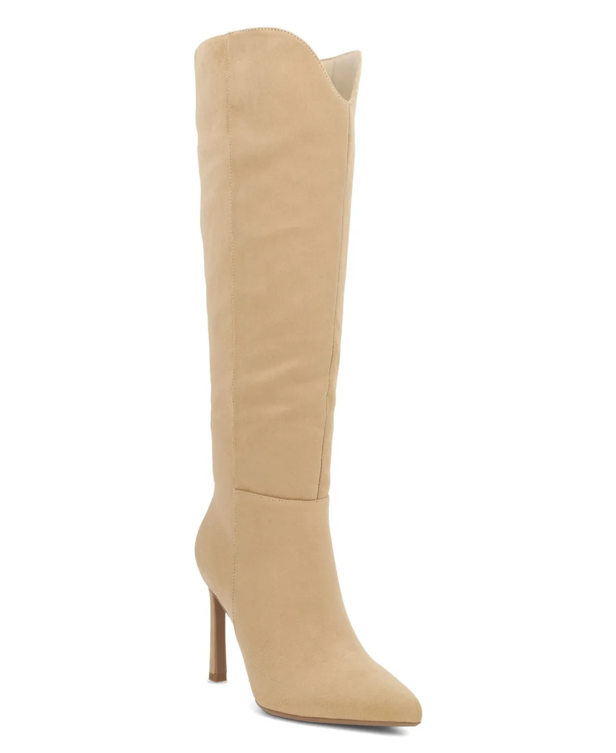 Noel Knee-High Wide-Calf Faux Leather Boots by Mia