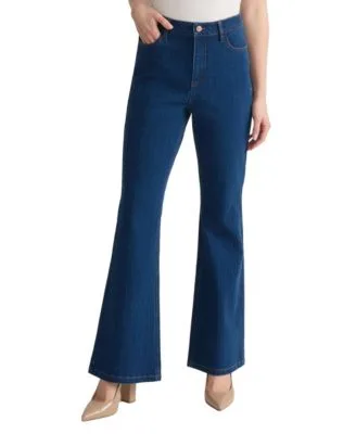 High Rise Bootcut Cotton Blend Jeans by Jones New York