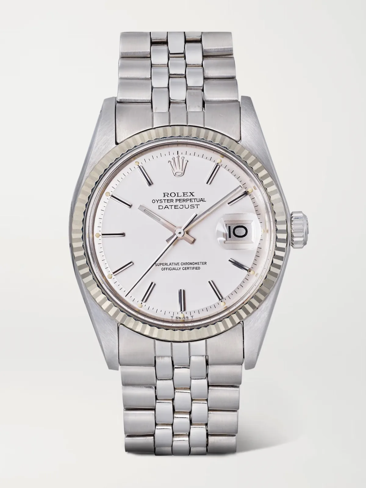 - Pre-owned 1975 Rolex Datejust Automatic 36mm Stainless Steel Watch -