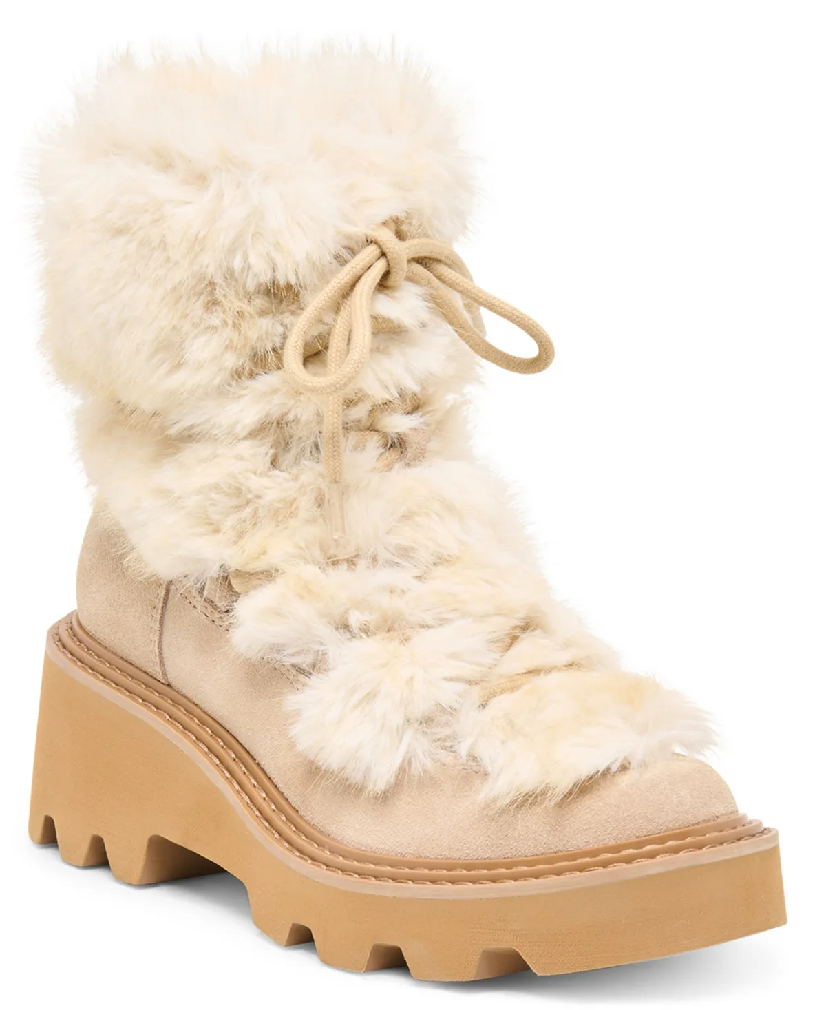 Hawkin Lug Sole Cold Weather Platform Ankle Booties by Dolce Vita