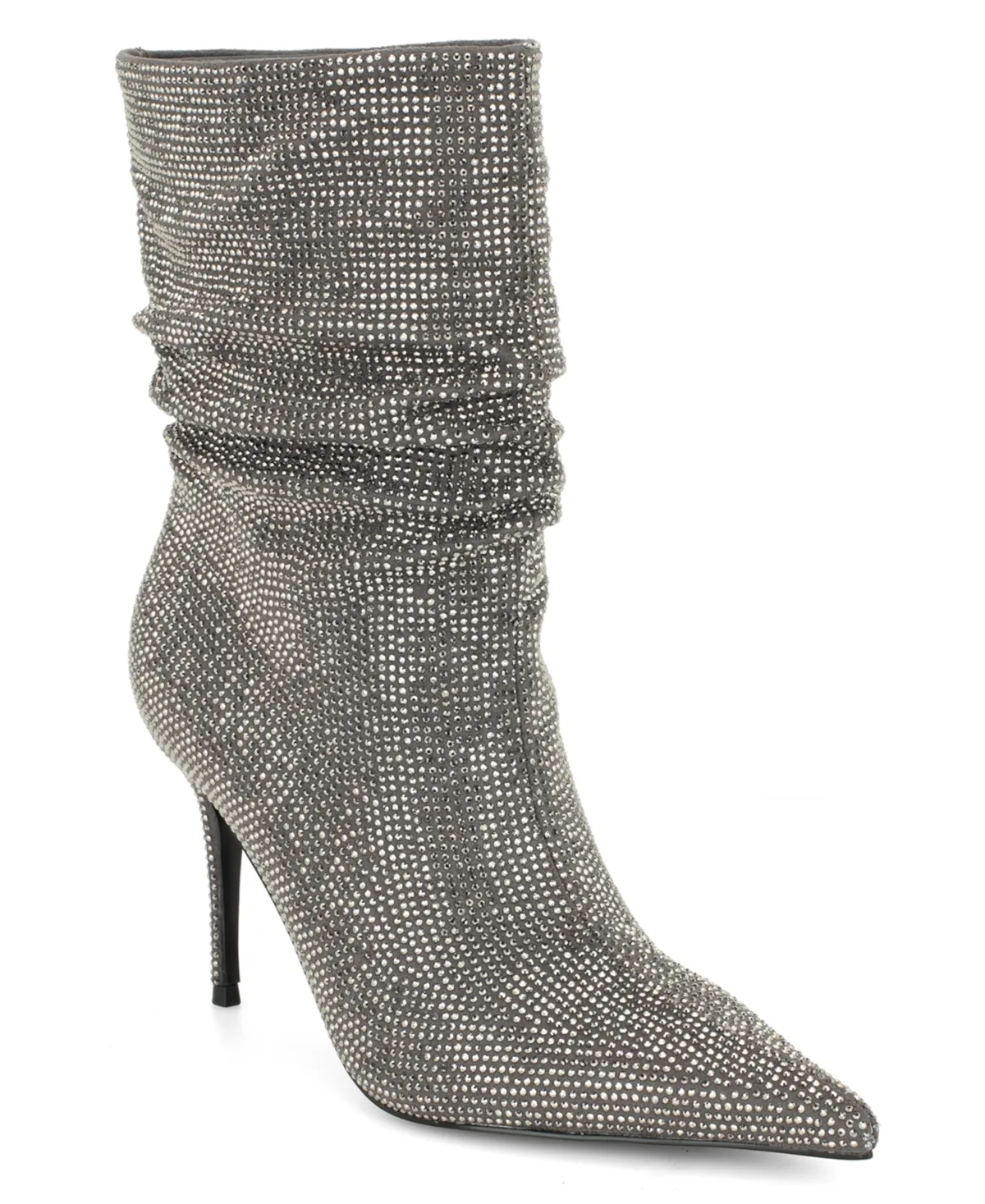 Glamsta Slouch Rhinestone Dress Booties by Nine West
