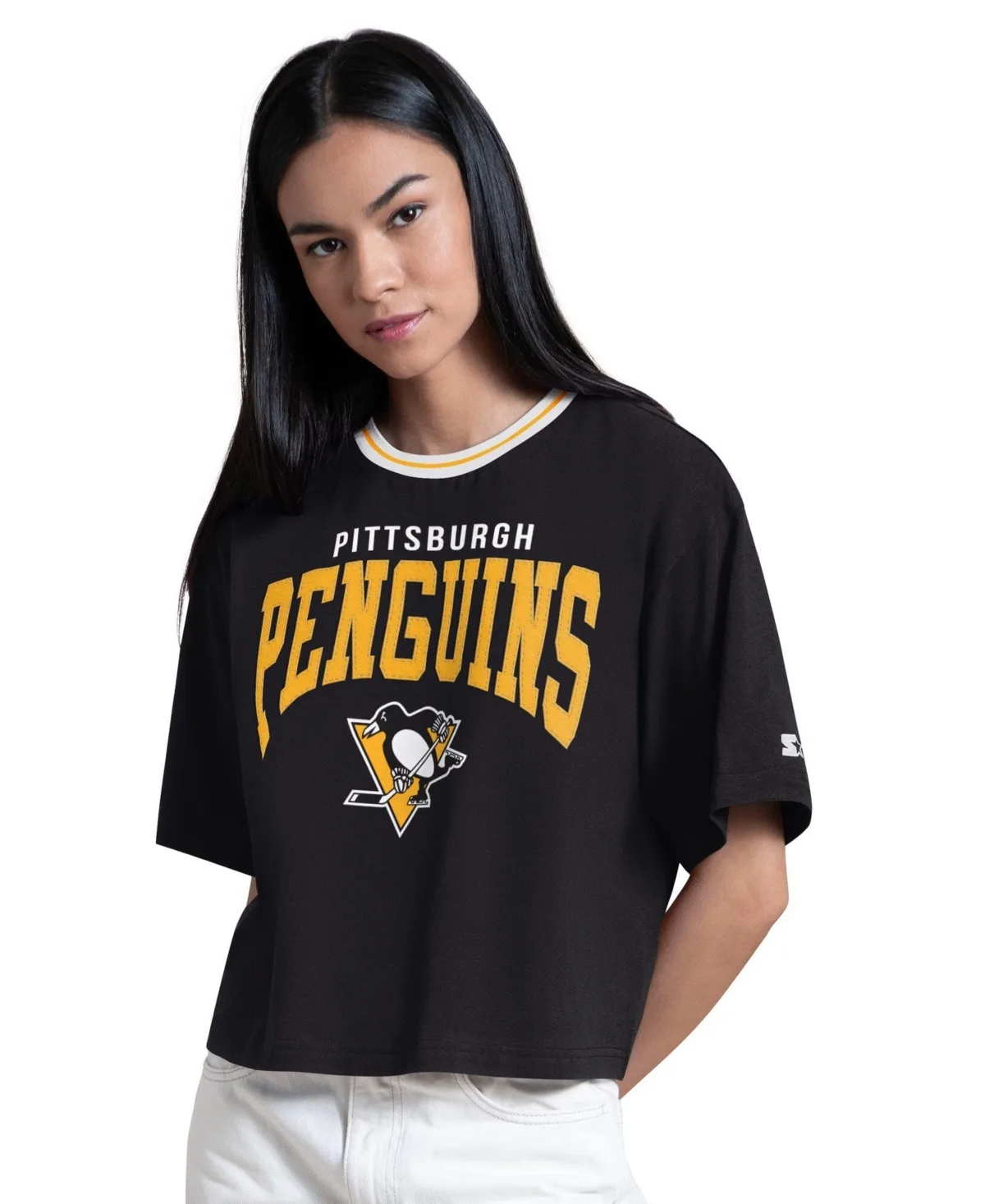 Pittsburgh Penguins Ace Cropped T-Shirt