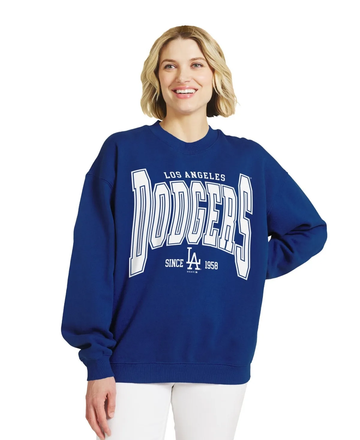 Los Angeles Dodgers Oversized Team Fleece Sweatshirt