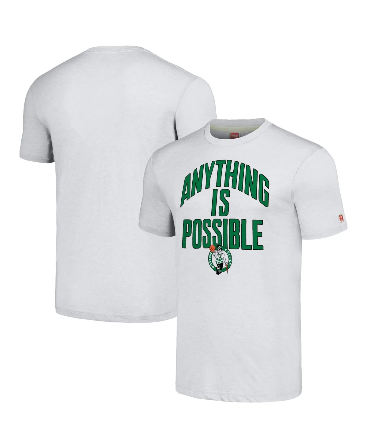 Boston Celtics Anything Is Possible Tri-Blend T-Shirt by Homage