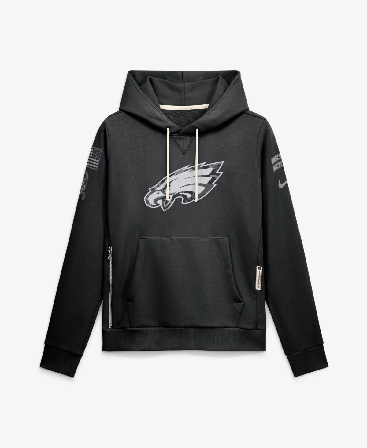 Philadelphia Eagles 2026 Salute to Service Sideline Dri-Fit Pullover Hoodie