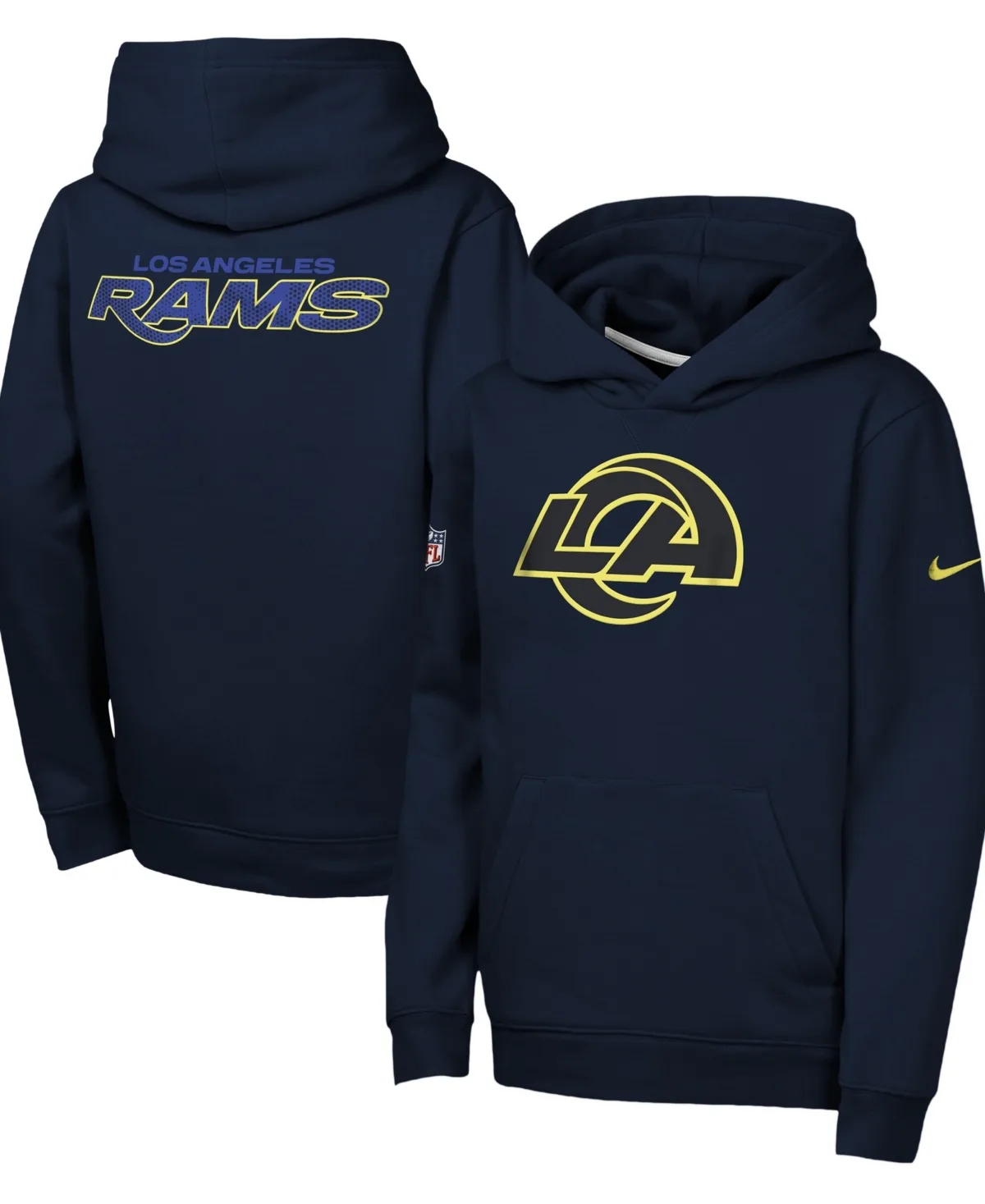Los Angeles Rams Rivalries Collection Sideline Club Fleece Pullover Hoodie by Nike