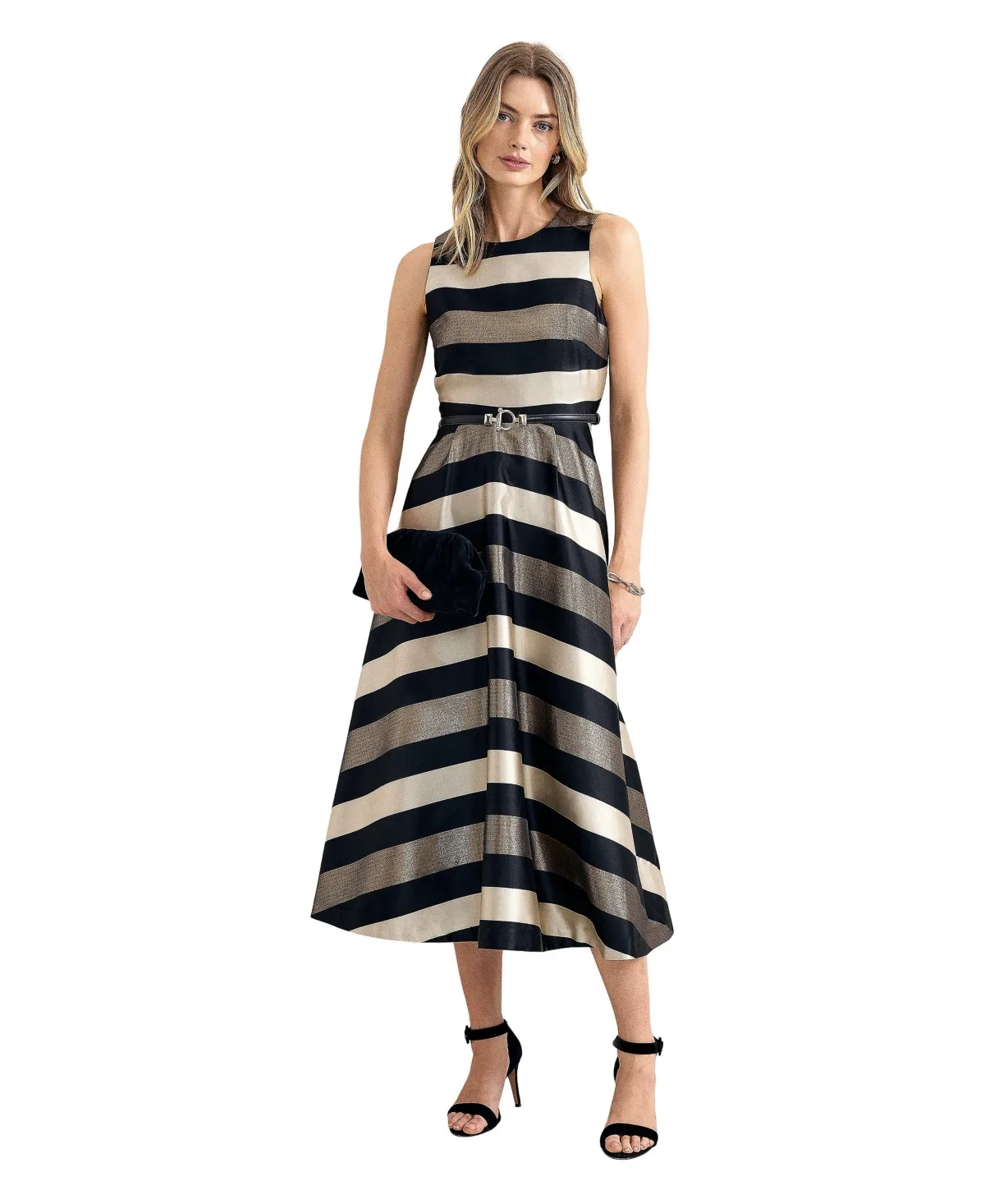 Delicia Belted Waist Dress by Phase Eight