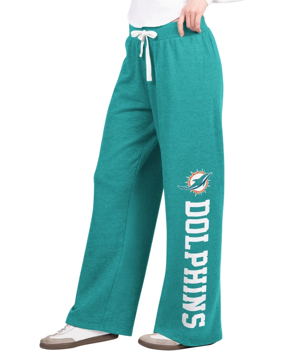 Miami Dolphins Field Wide Leg Sweatpants by Starter