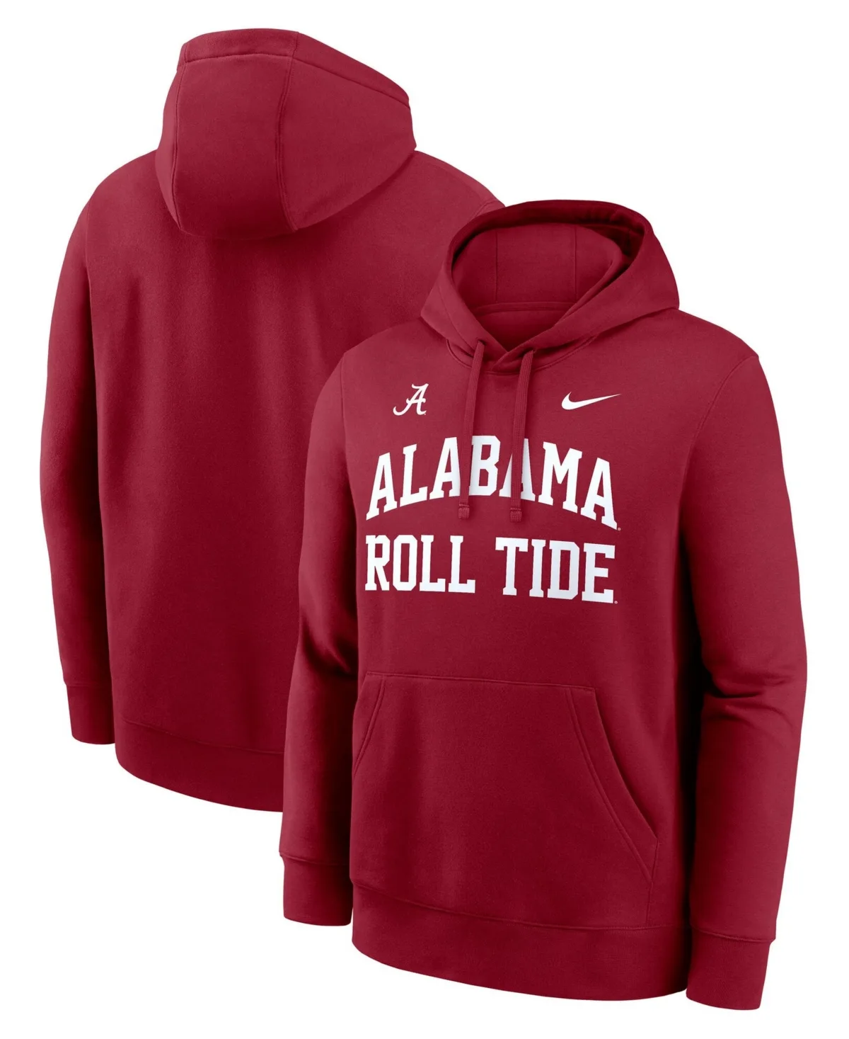 Alabama Crimson Tide Primetime Arched Club Fleece Pullover Hoodie