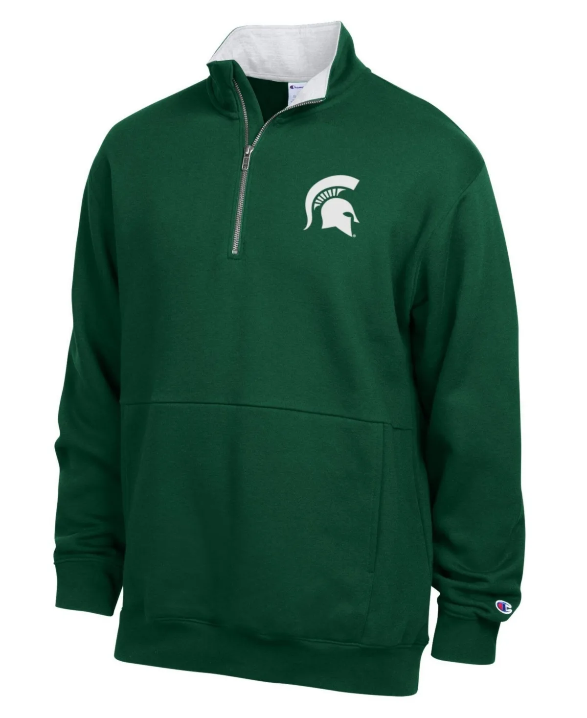 Michigan State Spartans Fleece Quarter-Zip Pullover by Champion