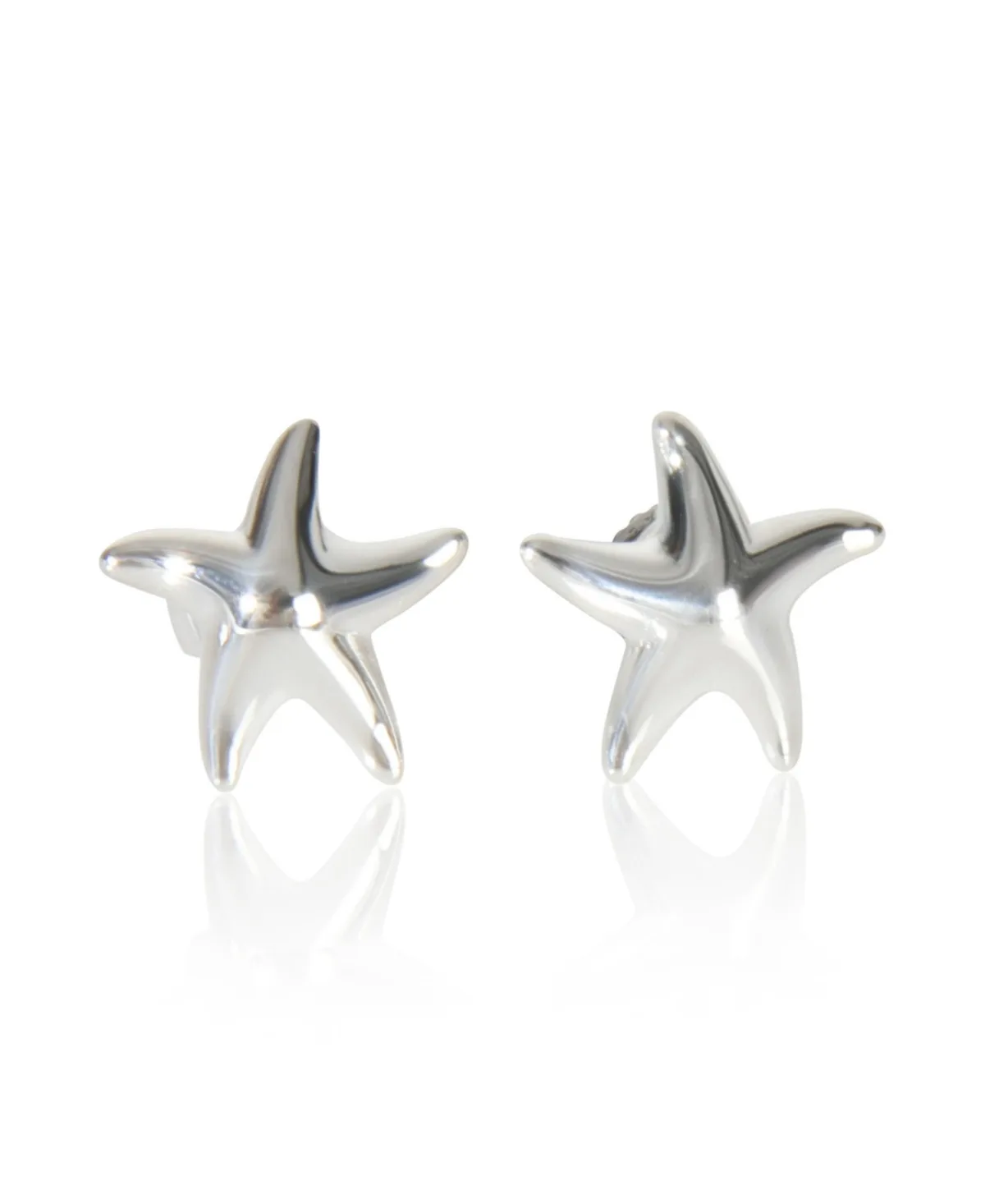 Pre-Owned Tiffany & Co Sterling Silver Elsa Peretti Starfish Earrings by Tiffany & Co.