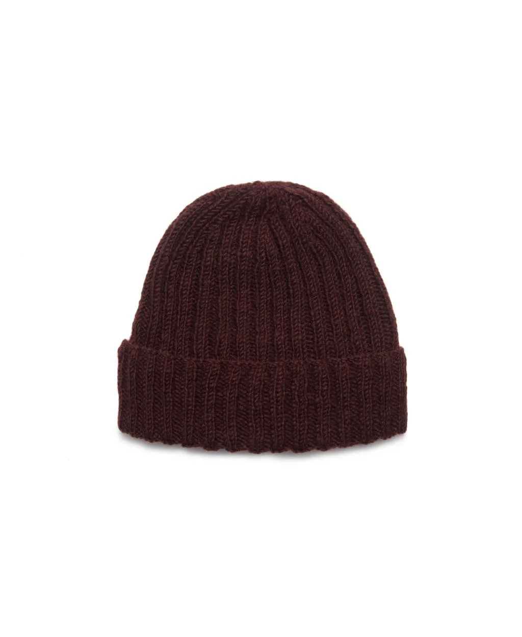Artisan Hand-Knit Denali Ribbed Wool Beanie Hat by Feelgoodz