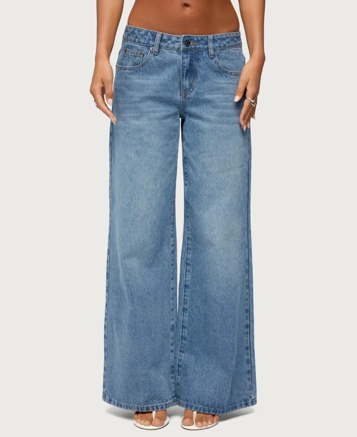 Uk Cutie Low Rise Baggy Jeans