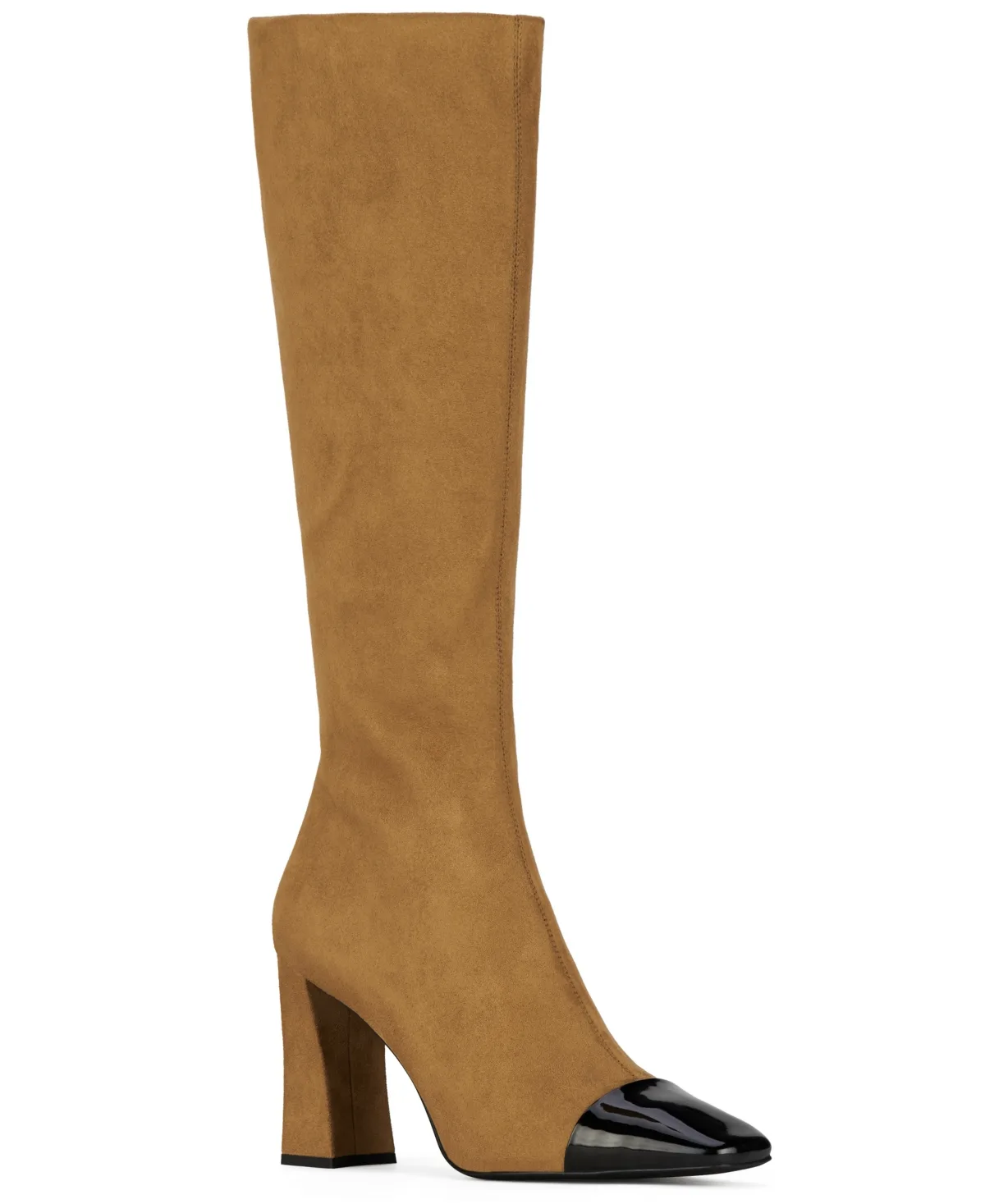 Captain Cap-Toe Over-the-Knee Boots - Beige Suede by Jeffrey Campbell