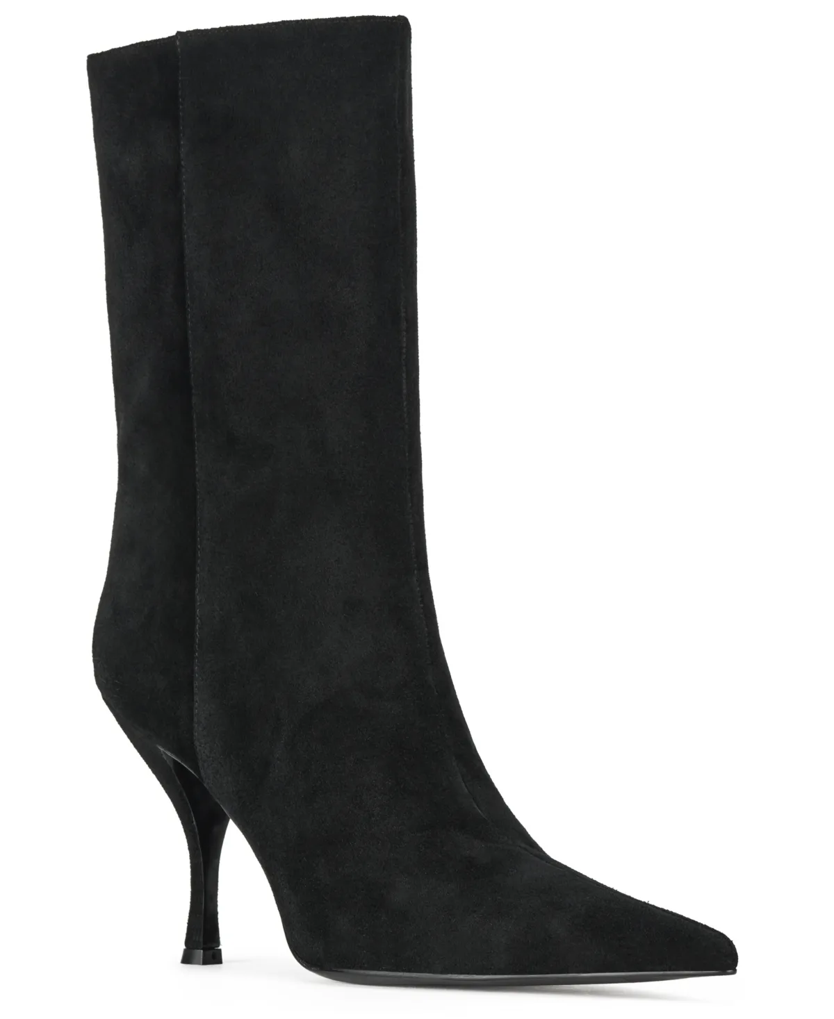 Traitor Dress Pull-On Booties - Black Suede by Jeffrey Campbell