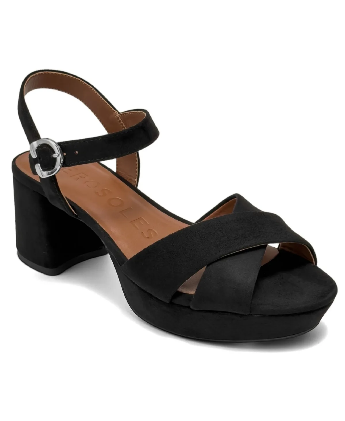 Cosmos Open Toe Platform Sandals - Suede by Aerosoles
