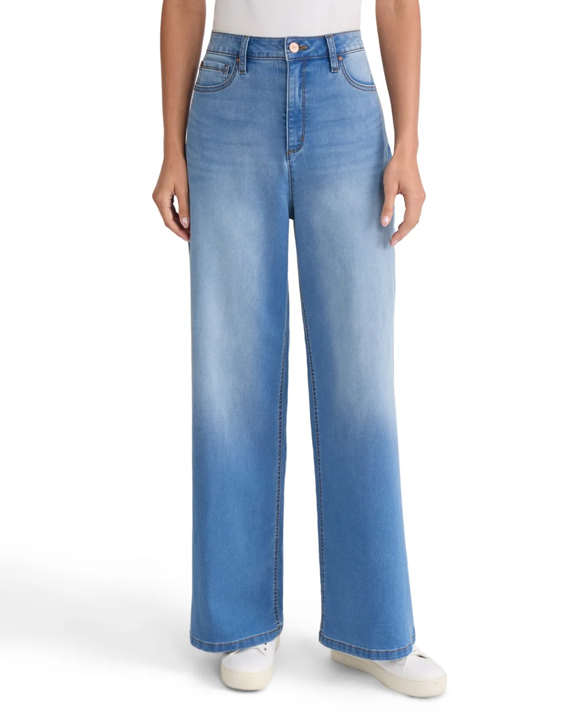 Lexington High-Rise Wide-Leg Jeans by Jones New York