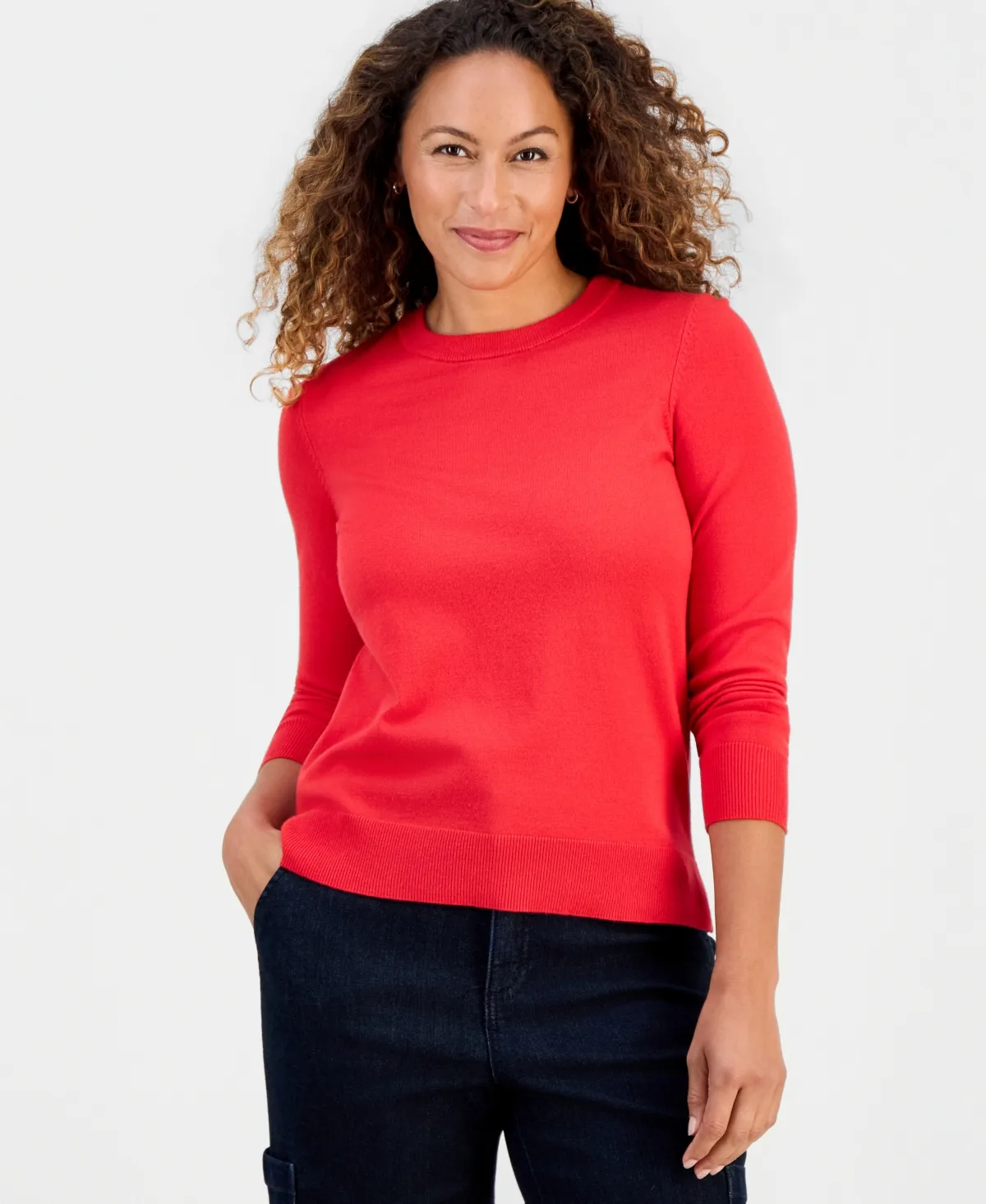 Crew-Neck Sweater by Style & Co