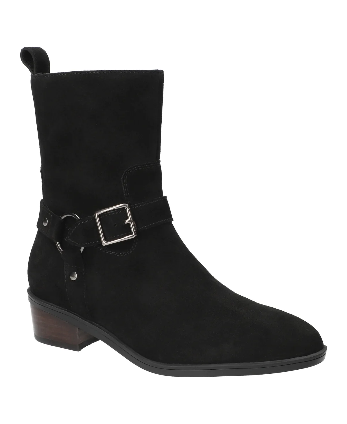 Pike Round Toe Ankle Boots - Suede Leather by Bella Vita