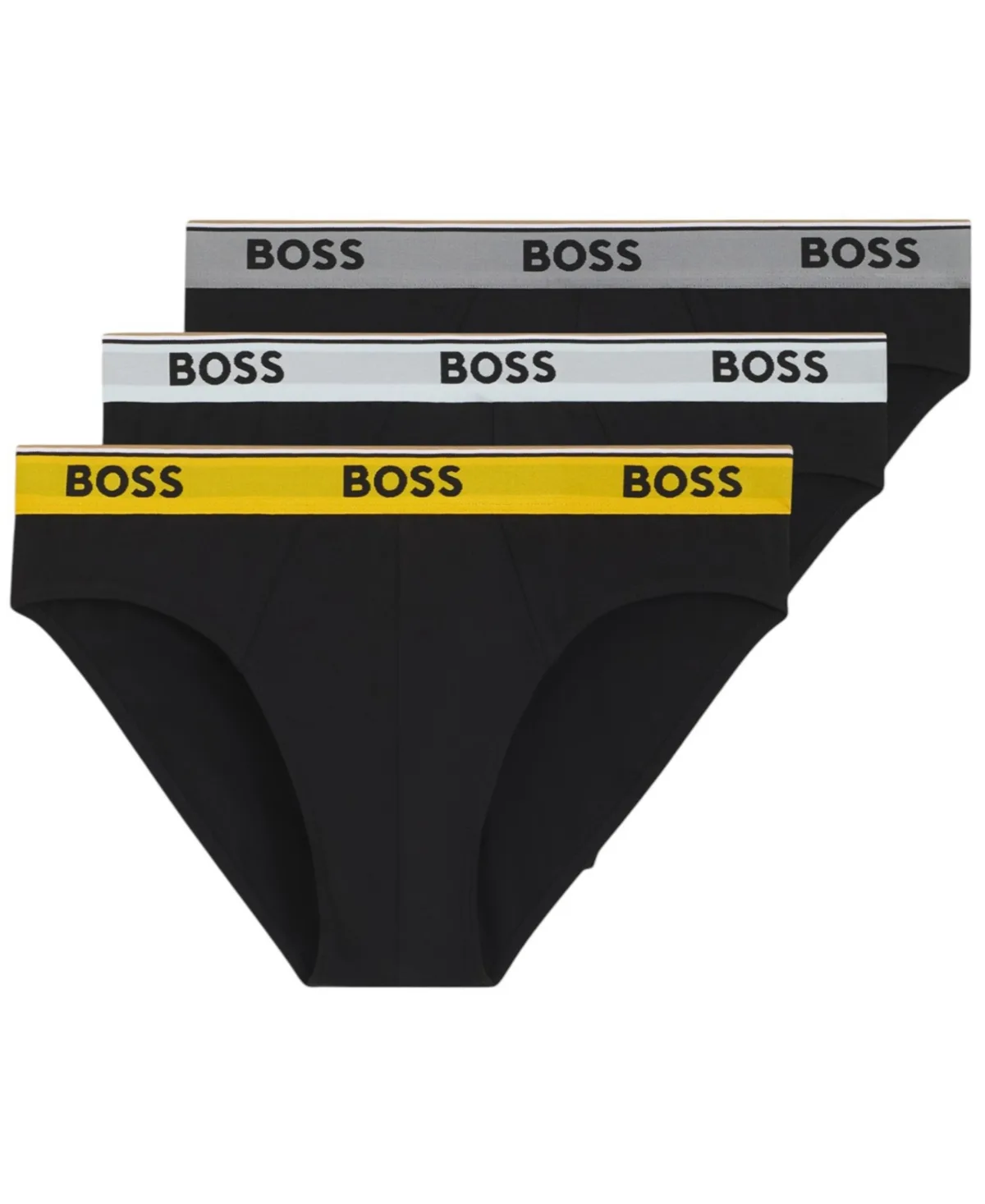 Power Cotton-Blend Briefs, 3-Pack by Hugo Boss