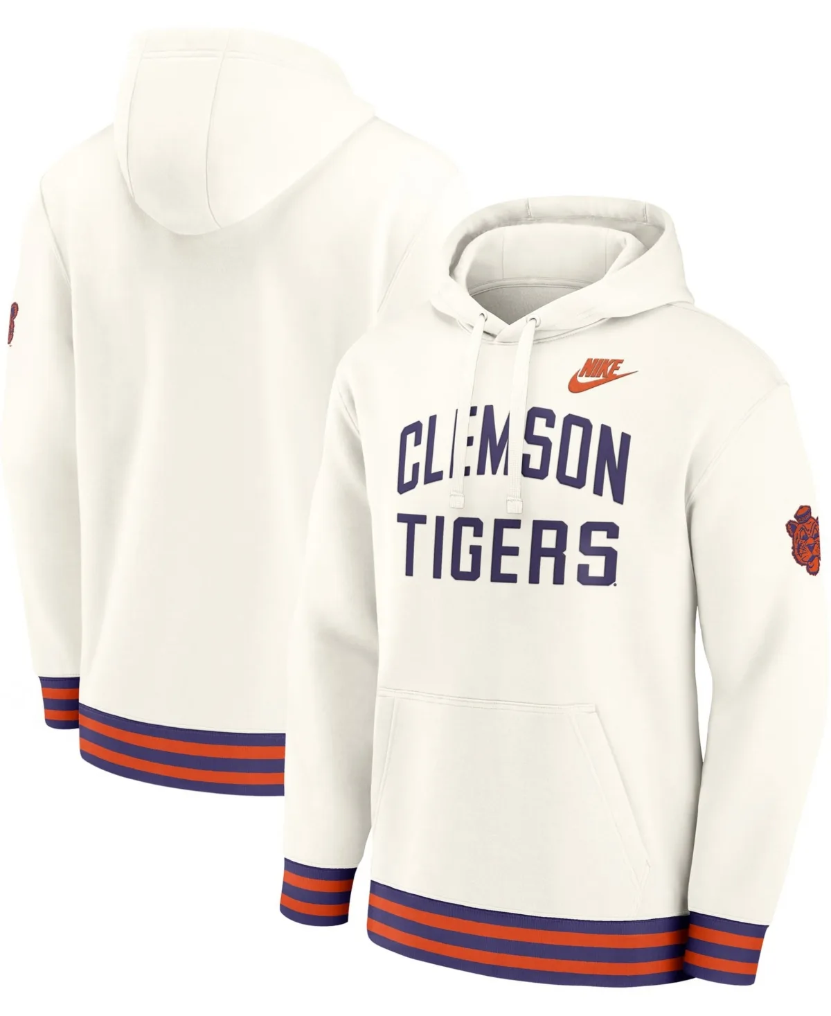Clemson Tigers Legacy Retro Pullover Hoodie by Nike