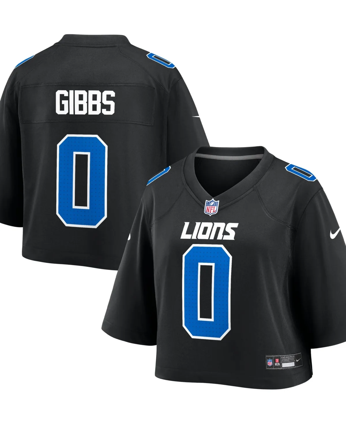 Jahmyr Gibbs Detroit Lions Cropped Fashion Game Jersey by Nike