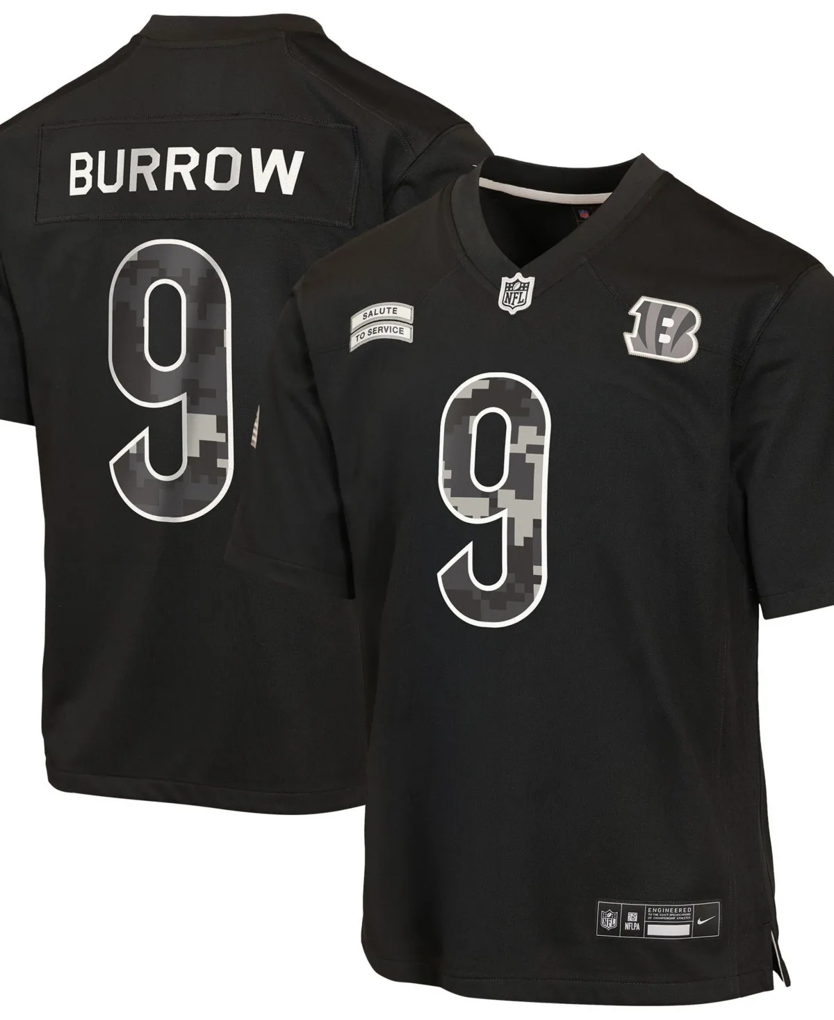 Joe Burrow Cincinnati Bengals 2026 Salute to Service Game Jersey by Nike