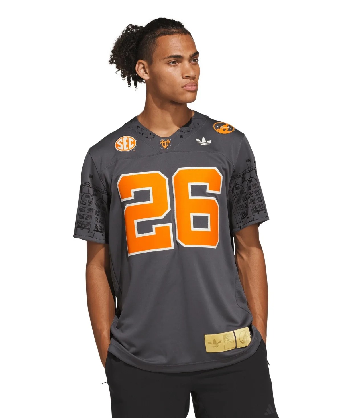 26 Smokey Grey Tennessee Volunteers Neyland Legacy Premier Jersey by adidas