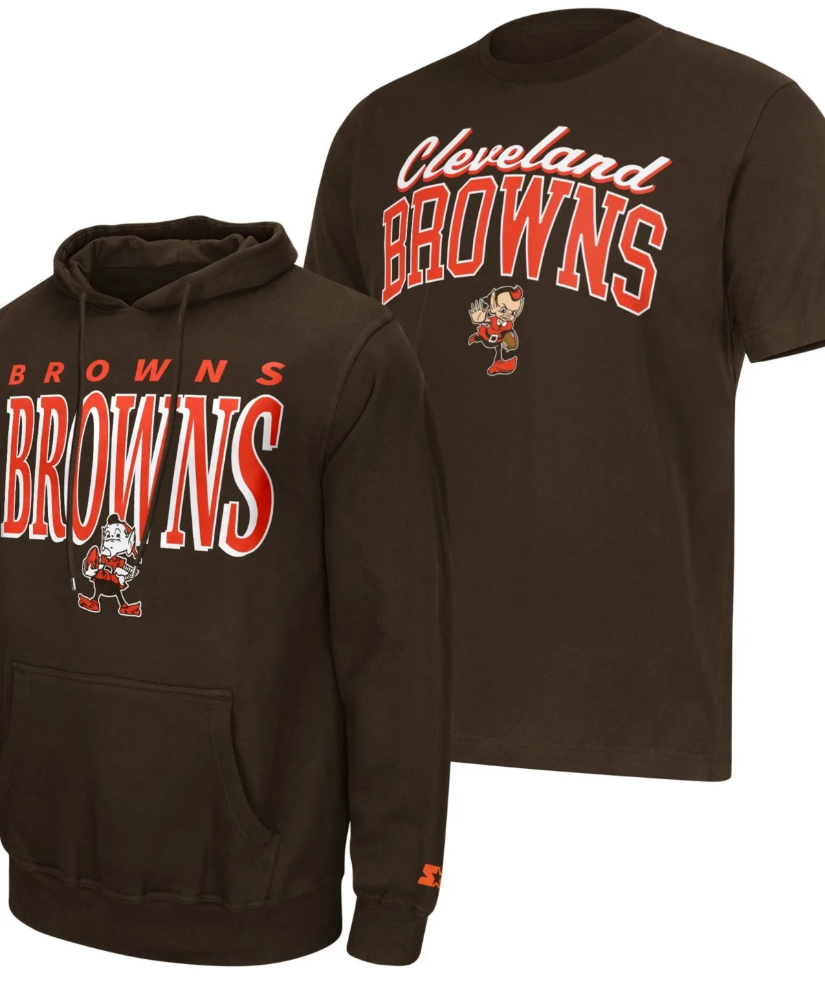 Cleveland Browns Vintage Logo Hoodie by Starter